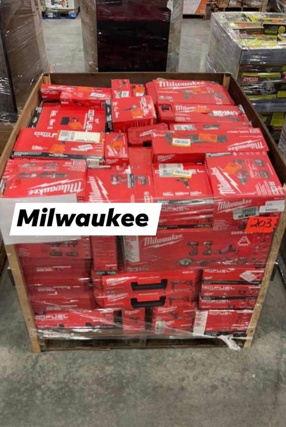 Milwaukee Tools Return Pallets For Sale